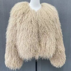 Mongolian Fur Coat size Medium